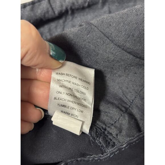 Flag & Anthem Men's 32X34 Navy Chino Pants Straight Leg Casual Essential Travel - Picture 6 of 9